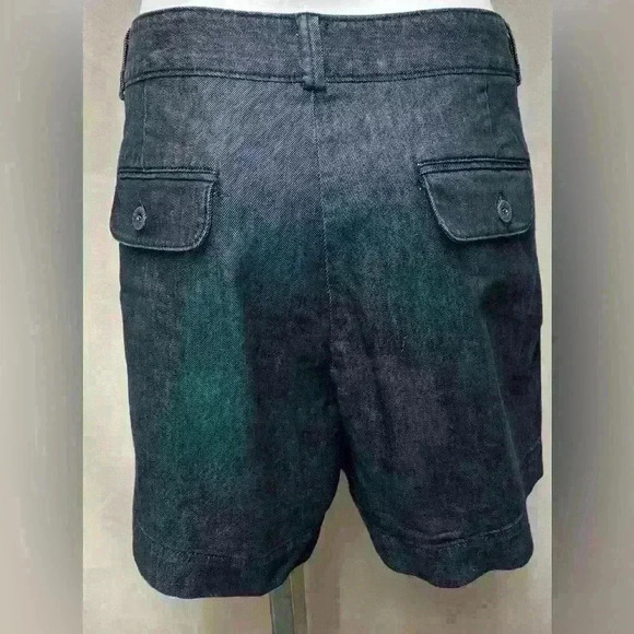 Dockers Women's Denim Jean Shorts Mid Rise Size 14 - Picture 2 of 7